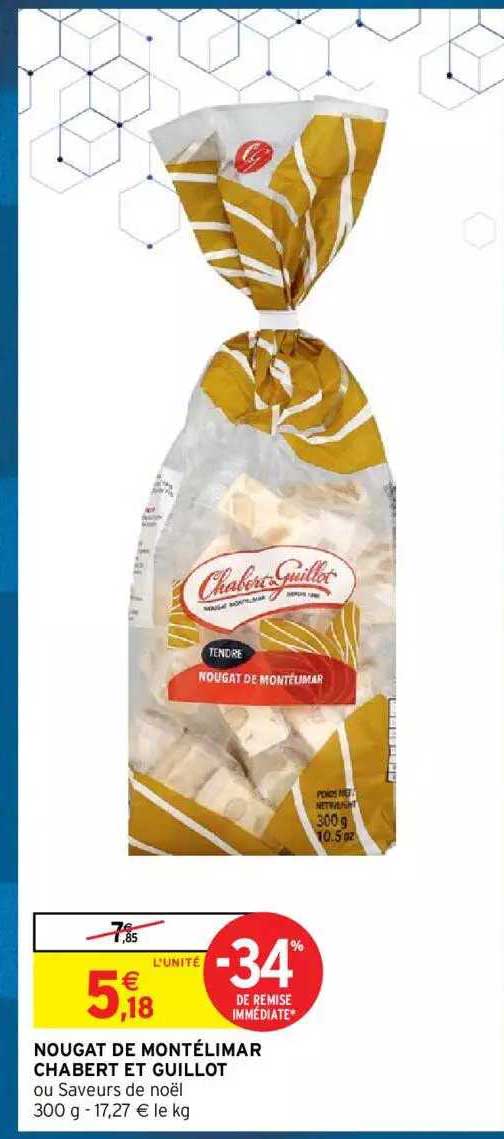 nougat de montélimar chabert et guillot