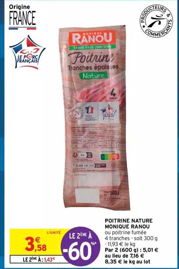 poitrine nature monique ranou