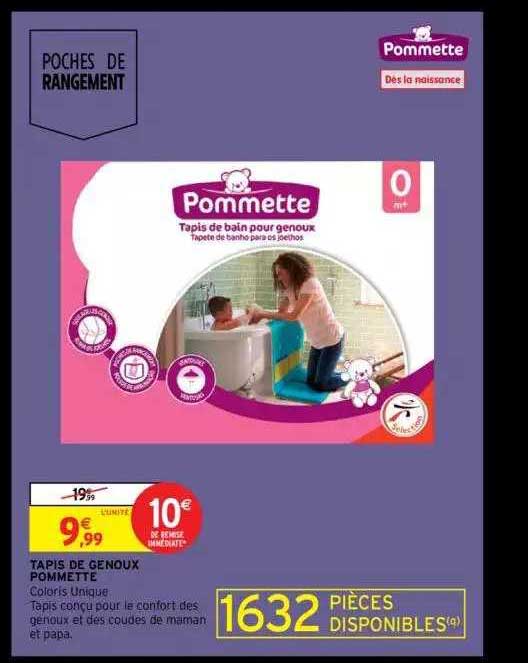 tapis de genoux pommette