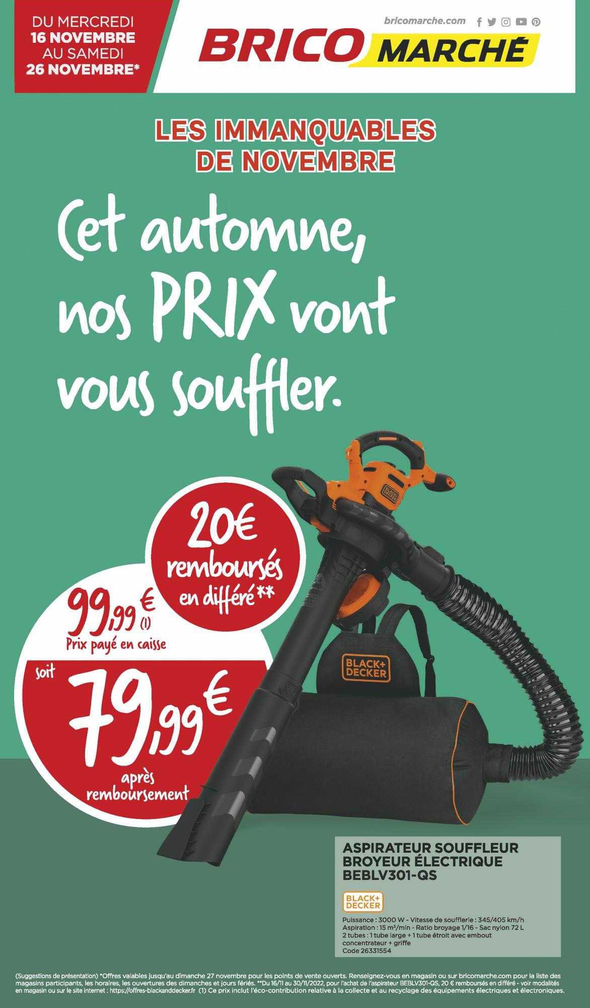 Aspirateur Souffleur Broyeur électrique Beblv301-qs Black + Decker