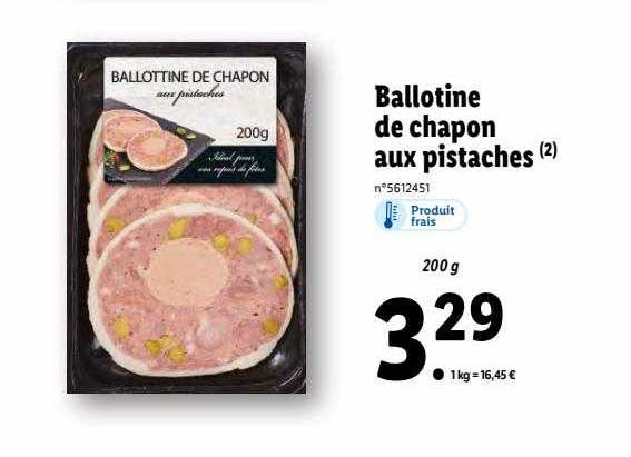 ballotine de chapon aux pistaches