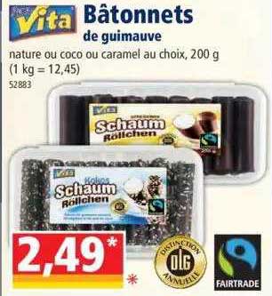 Bâtonnets De Guimauve Vita