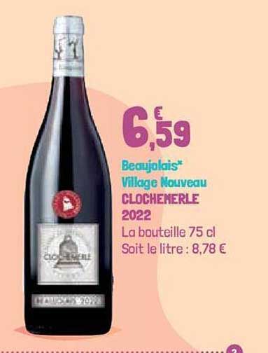 beaujolais village nouveau clochemerle 2022