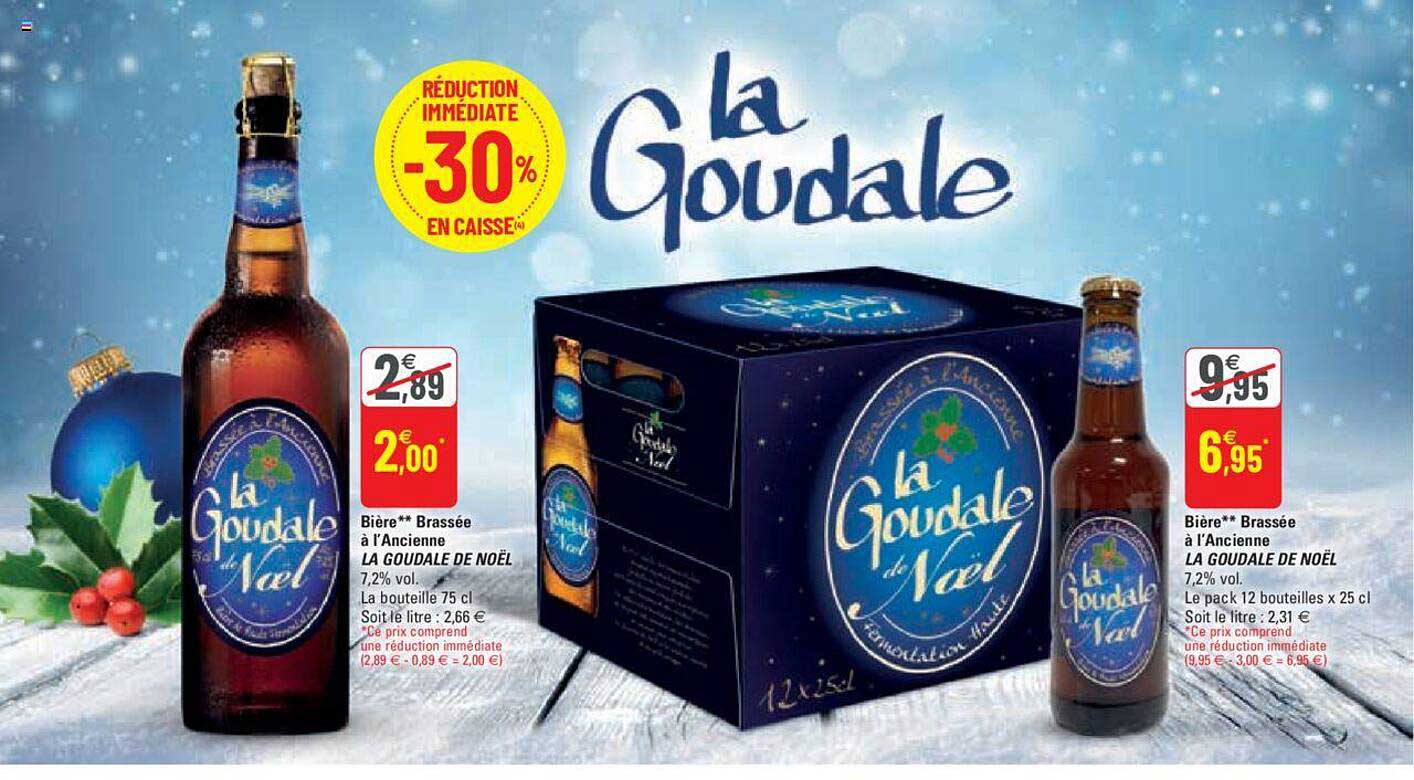 bière brassée à l'ancienne la goudale de noël, bière brassée à l'ancienne la goudale de noël