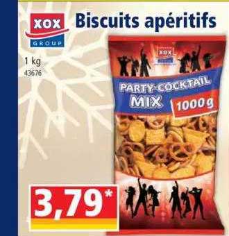 biscuits apéritifs xox group