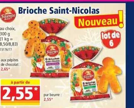 brioche saint-nicolas fournée dorée