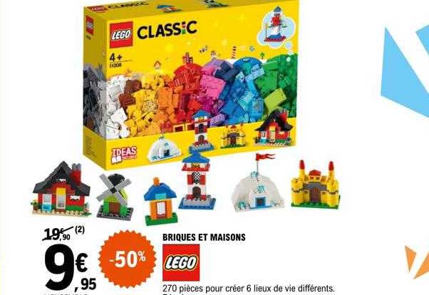 briques et maisons lego