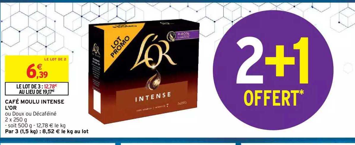 Café Moulu Intense L'or