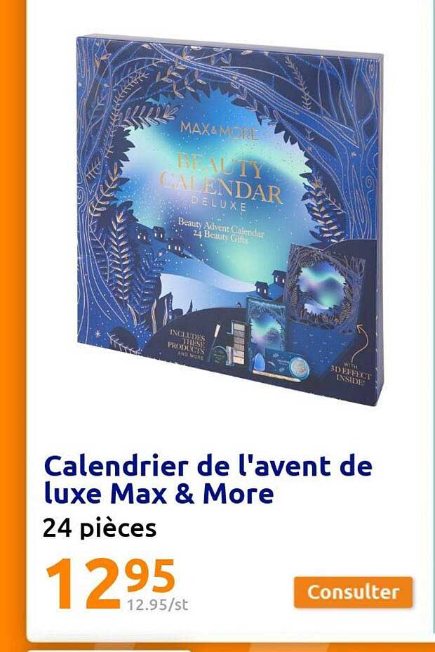 calendrier de l'avent de luxe max & more