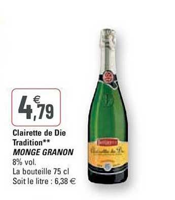 clairette de die tradition monge granon