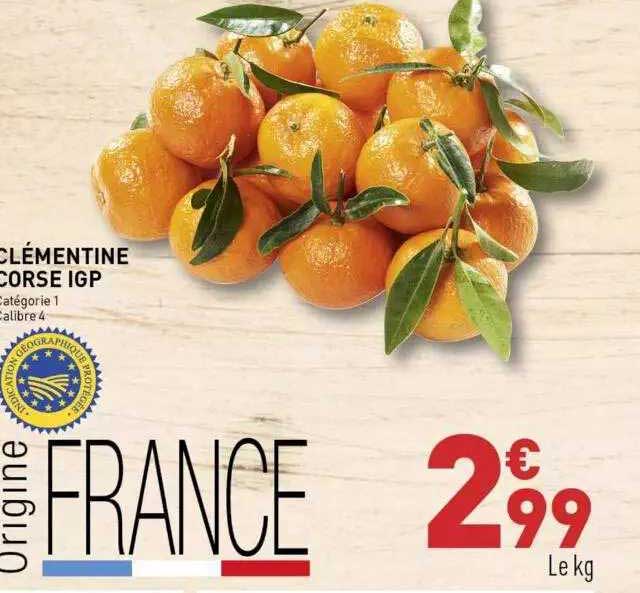 Clémentine Corse Igp