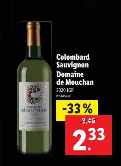 colombard sauvignon domaine de mouchan