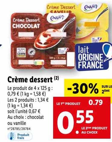 Crème Dessert Envia