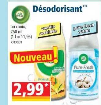 désodorisant air wick