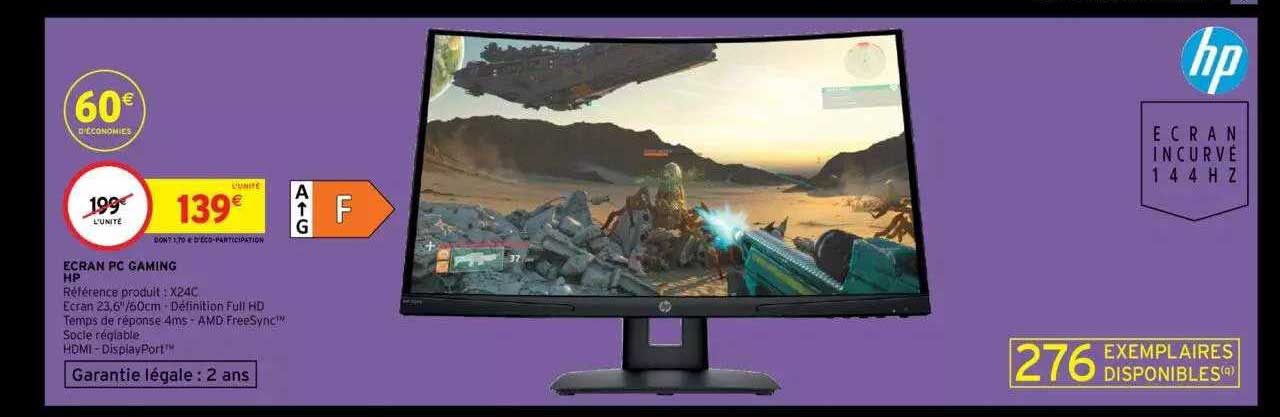 écran Pc Gaming Hp