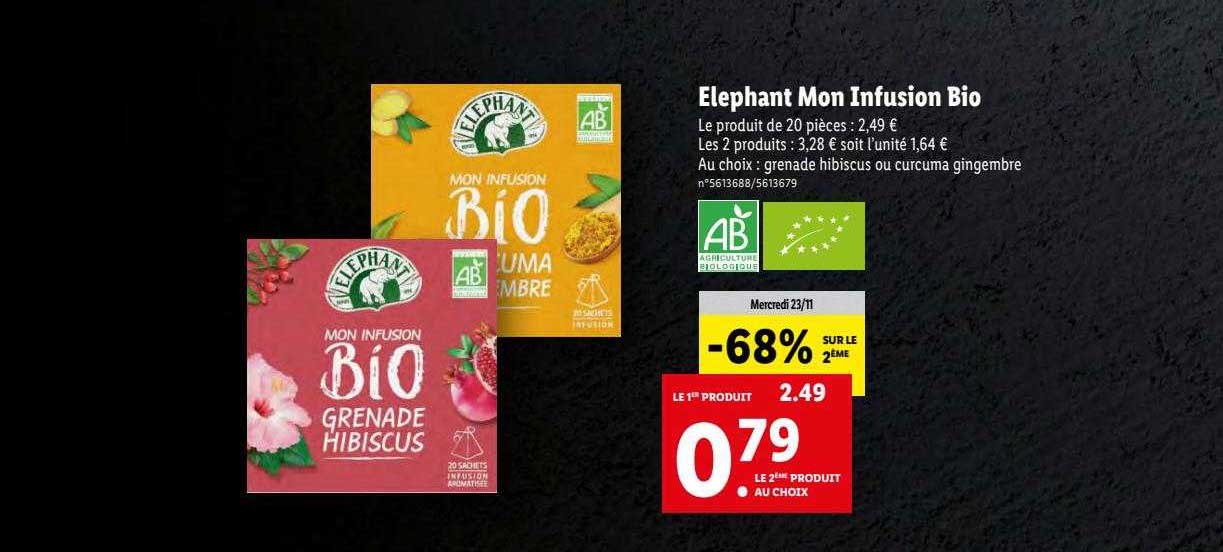 éléphant mon infusion bio