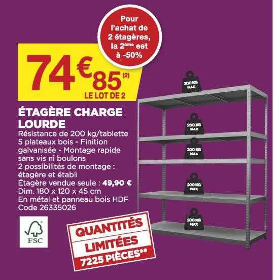 étagère Charge Lourde
