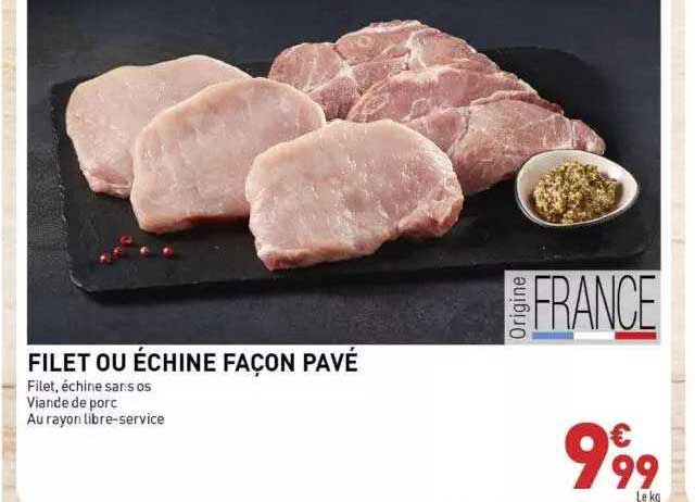 Filet Ou échine Façon Pavé