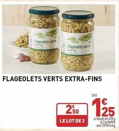 flageolets verts extra-fins