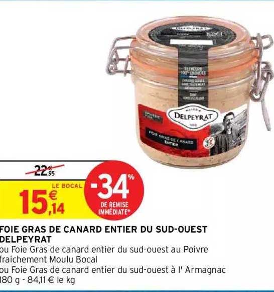 foie gras de canard entier du sud-ouest delpeyrat