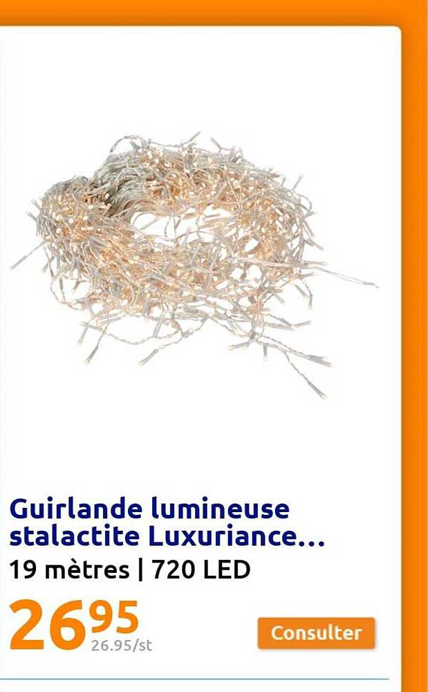 guirlande lumineuse stalactite luxuriance