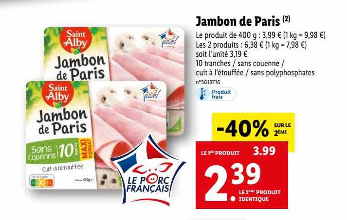 jambon de paris saint alby