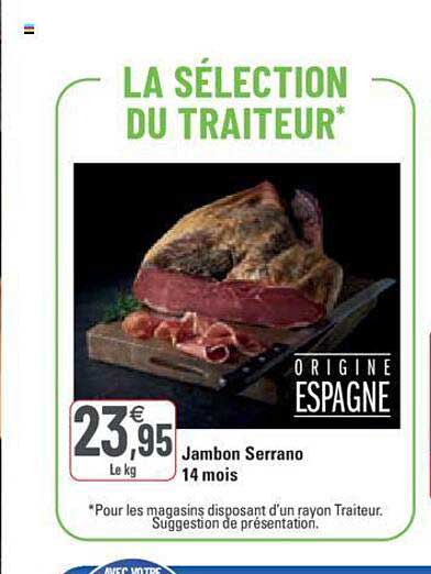 Jambon Serrano 14 Mois