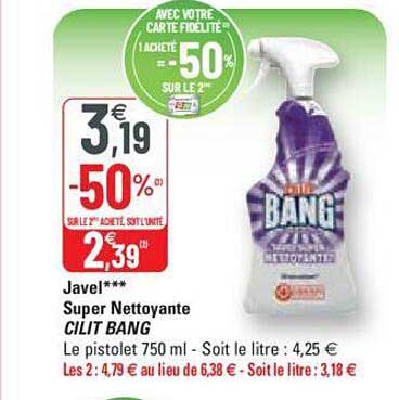 javel super nettoyante cilit bang