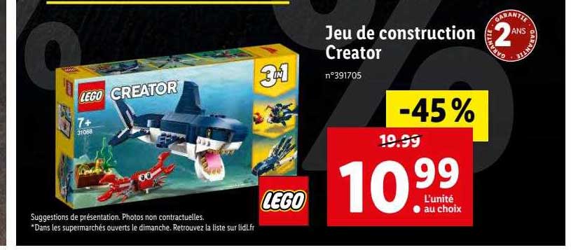 jeu de construction creator