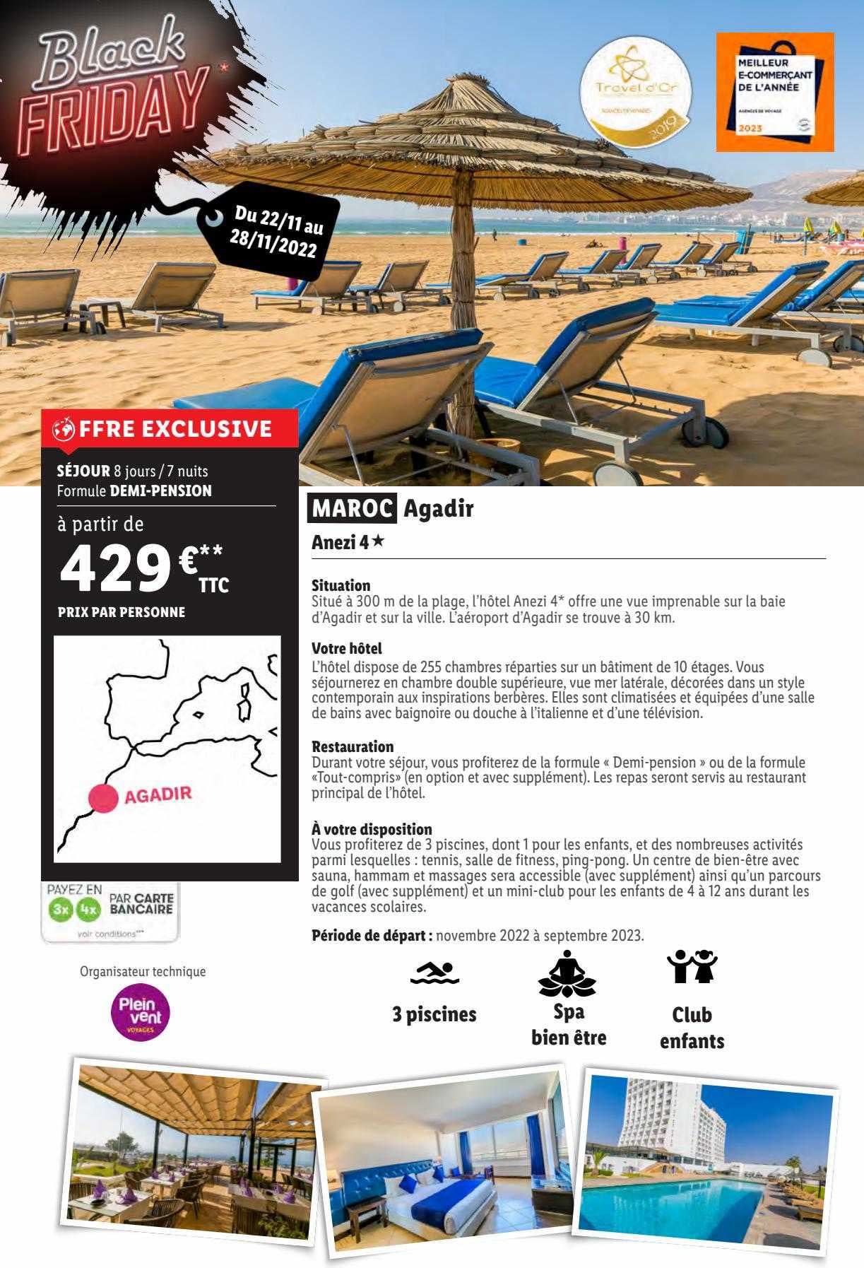 Maroc Agadir : Anezi 4*