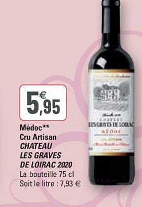 médoc cru artisan château les graves de loirac 2020