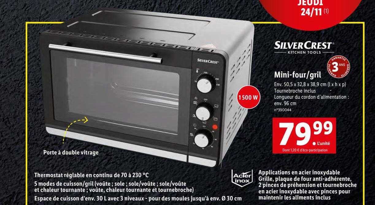 Mini-four-gril Silver Crest