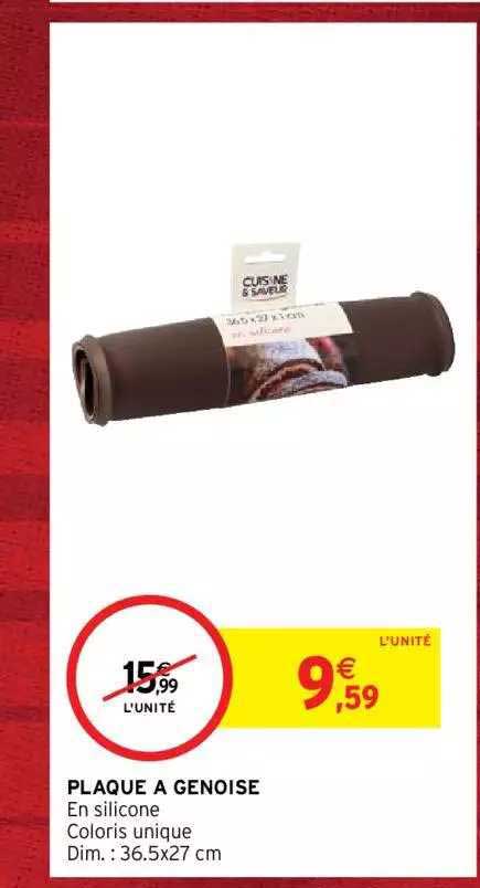 Plaque à Genoise