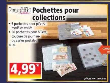 pochettes pour collections prophild