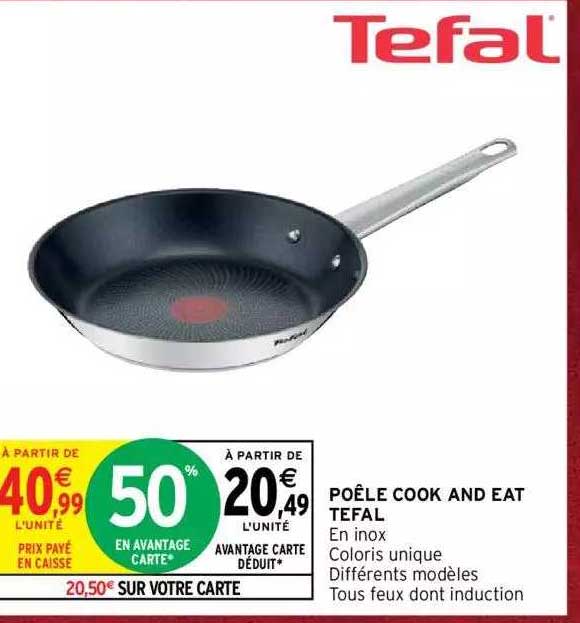 poêle cook and eat tefal
