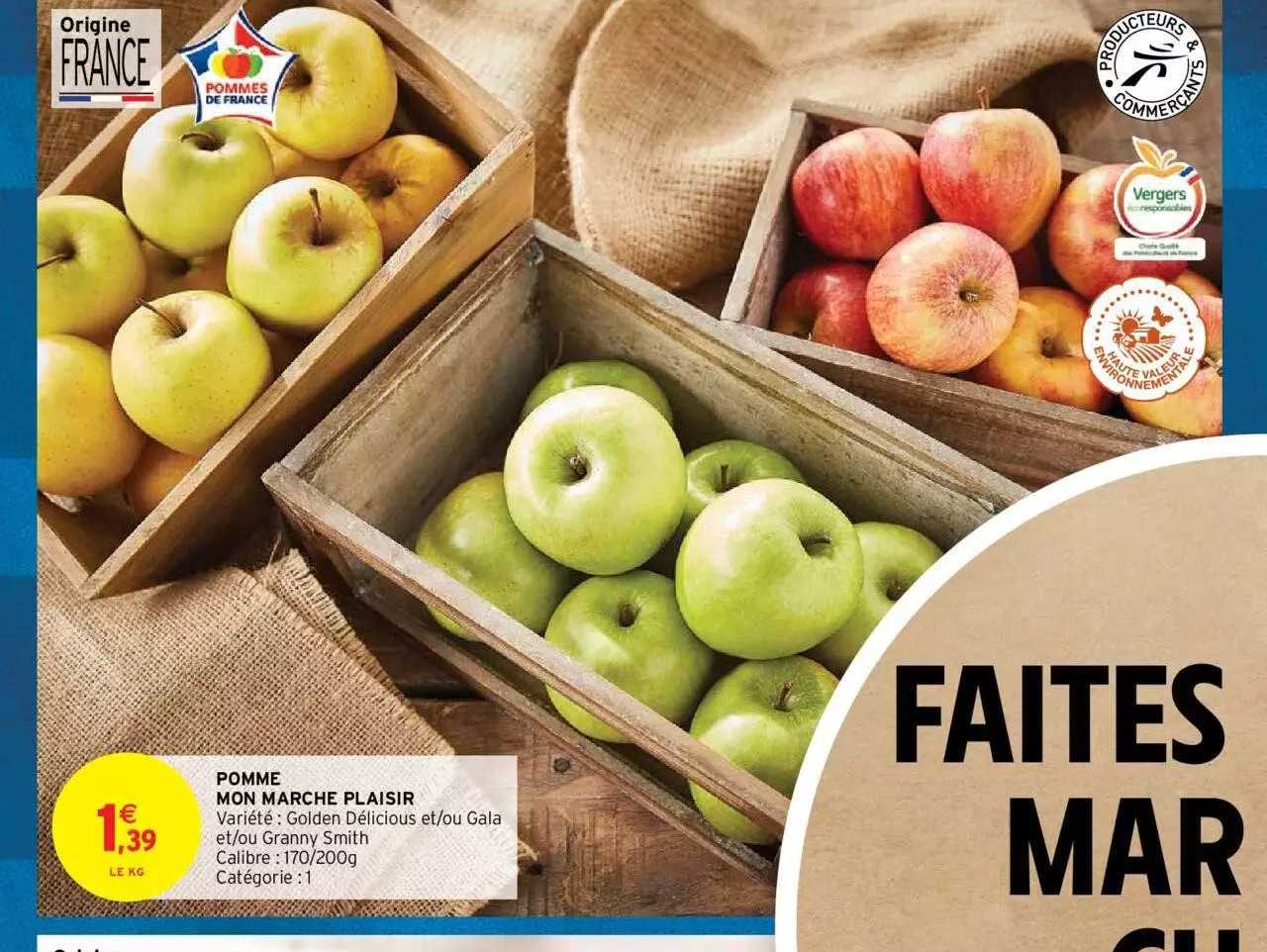 pomme mon marché plaisir