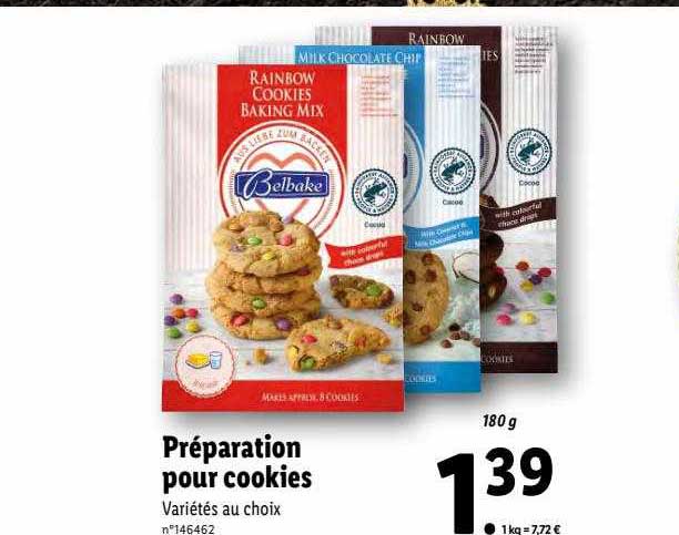 Préparation Pour Cookies Belbake