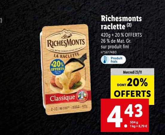 riches monts raclette