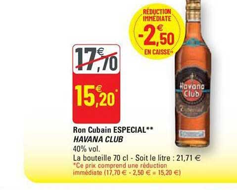 Ron Cubain Especial Havana Club