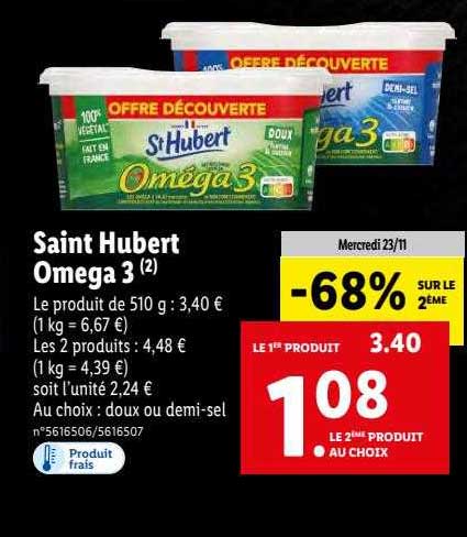 saint hubert oméga 3