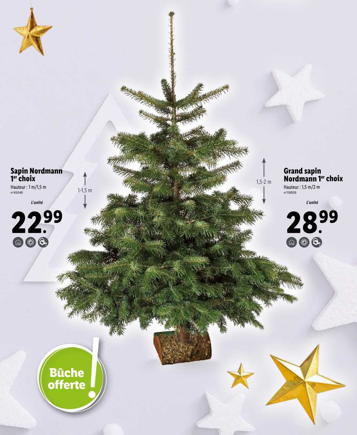sapin nordmann 1er choix, grand sapin nordmann 1er choix