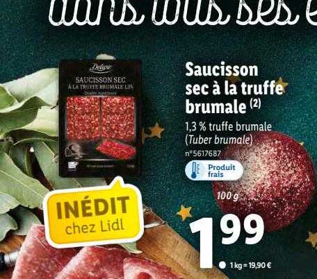 saucisson sec à la truffe brumale deluxe