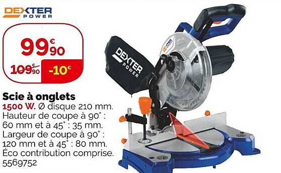 Scie à Onglets Dexter Power