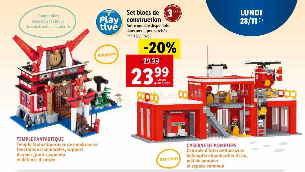 set blocs de construction play tive