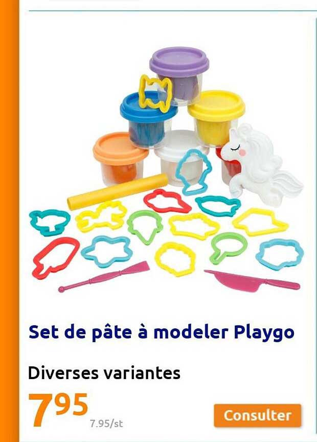 Set De Pâte à Modeler Playgo