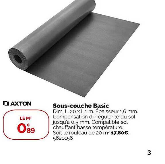 sous-couche basic axton