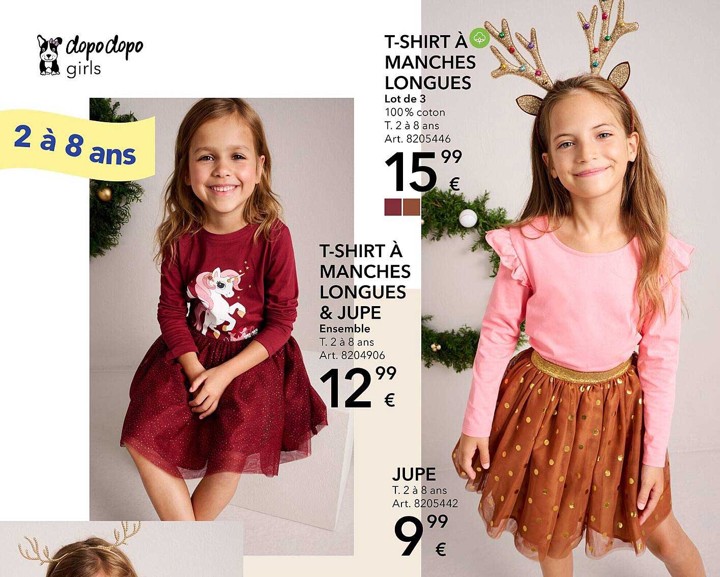 t-shirt à manches longues, t-shirt à manches longues & jupe, jupe