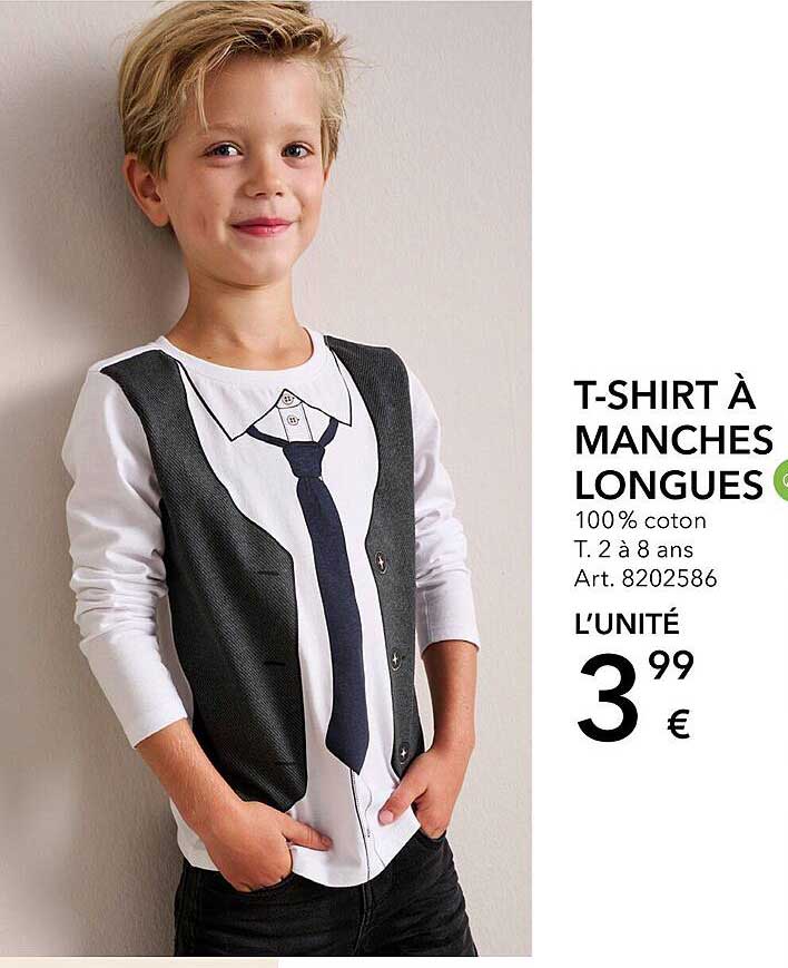 t-shirt à manches longues