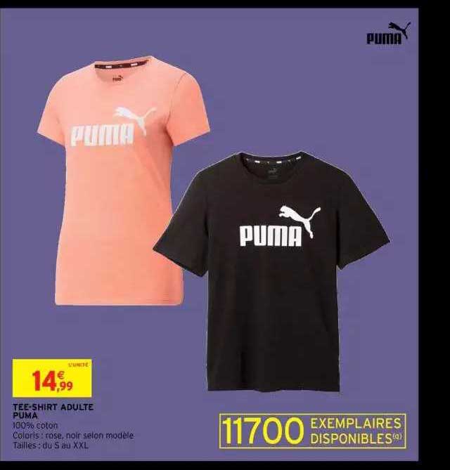tee-shirt adulte puma