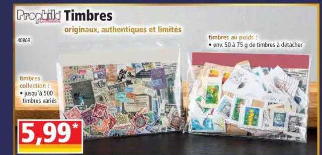 timbres originaux, authentiques et limités prophild